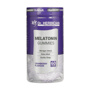 Dr. Herbician Melatonin Gummies – Cranberry Flavor